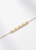 Bracelet Bee Hexa Doré avec Zircons